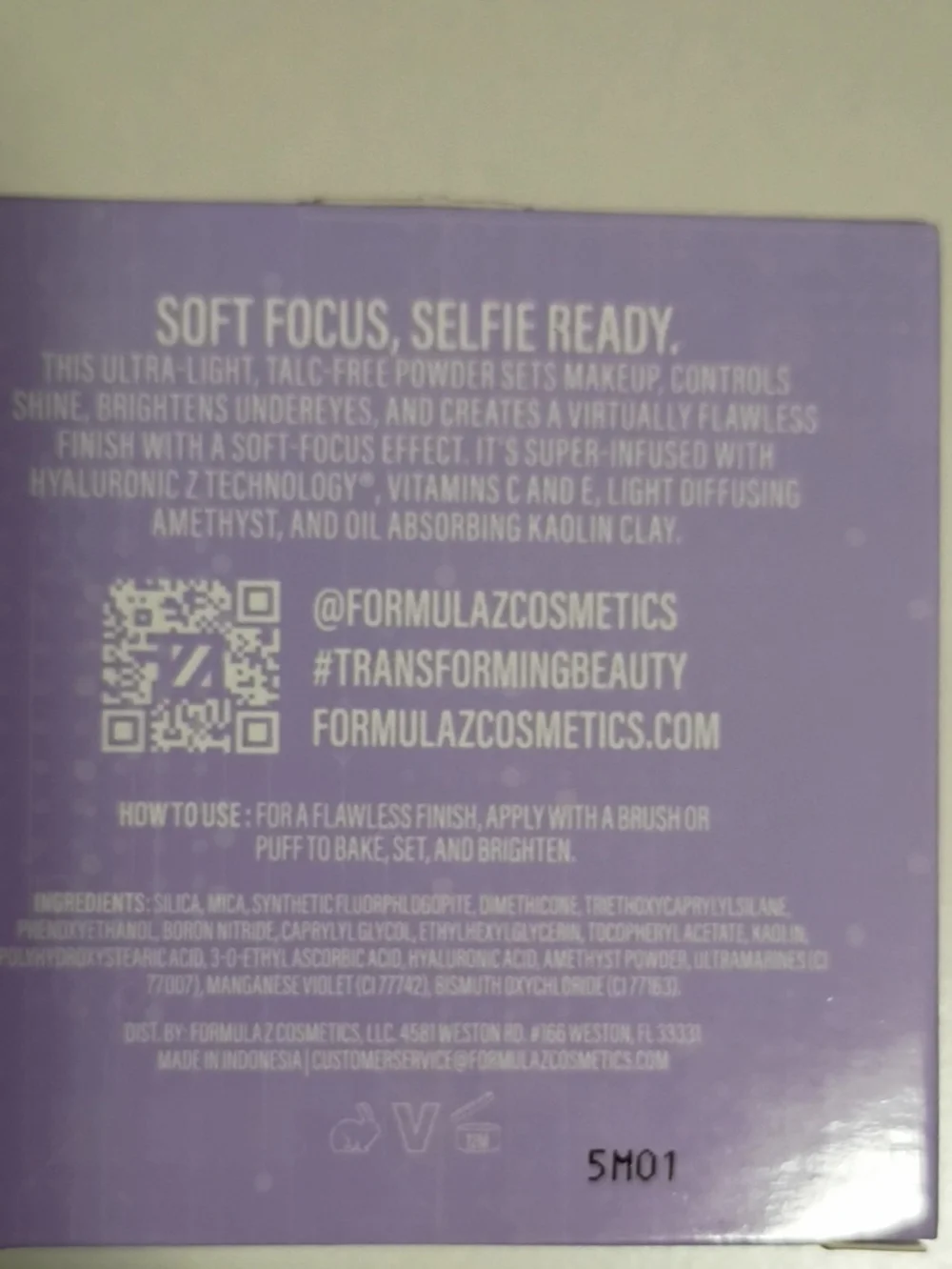 Formula Z Cyber Blur Soft Focus Setting Powder